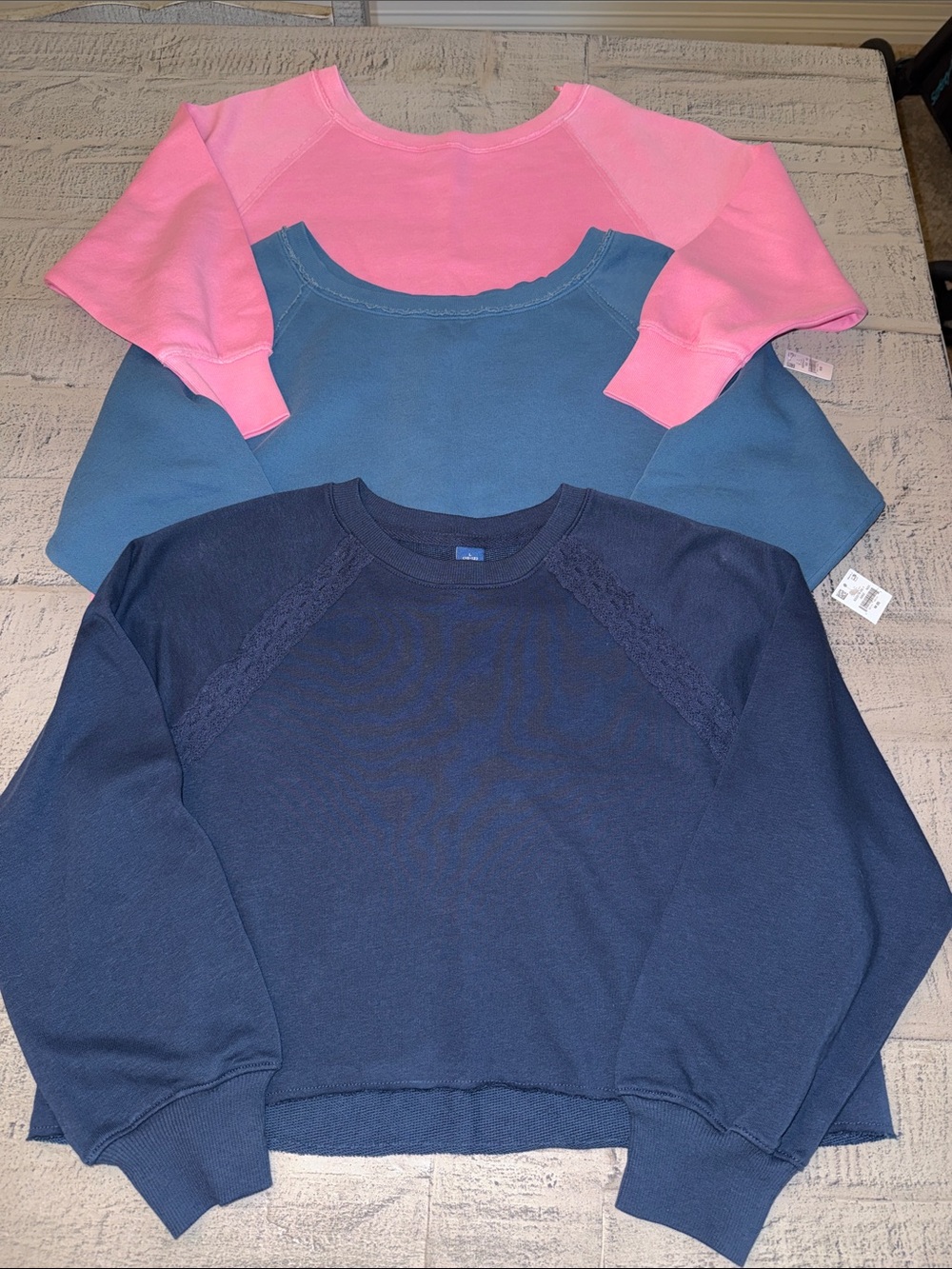 Old Navy Girls Crew Sweatshirts Bundle